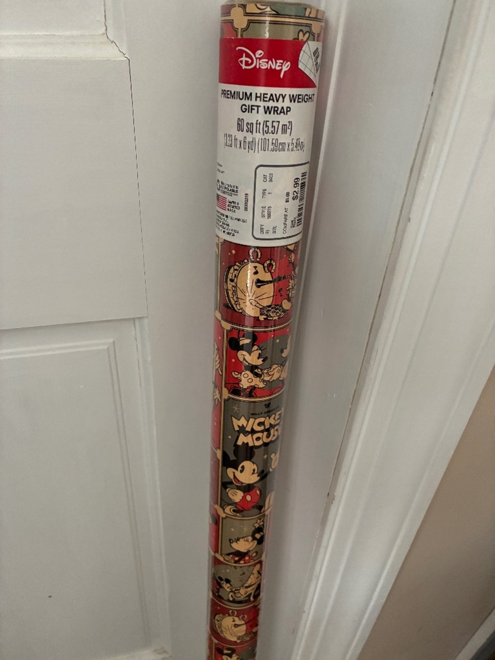 Disney Christmas wrapping paper
